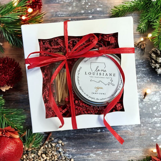 La Vie Louisiane Christmas Candle Gift Set